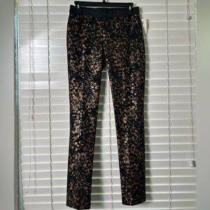 Peace of Cloth Jade Brown Leopard Print Skinny Jeggings